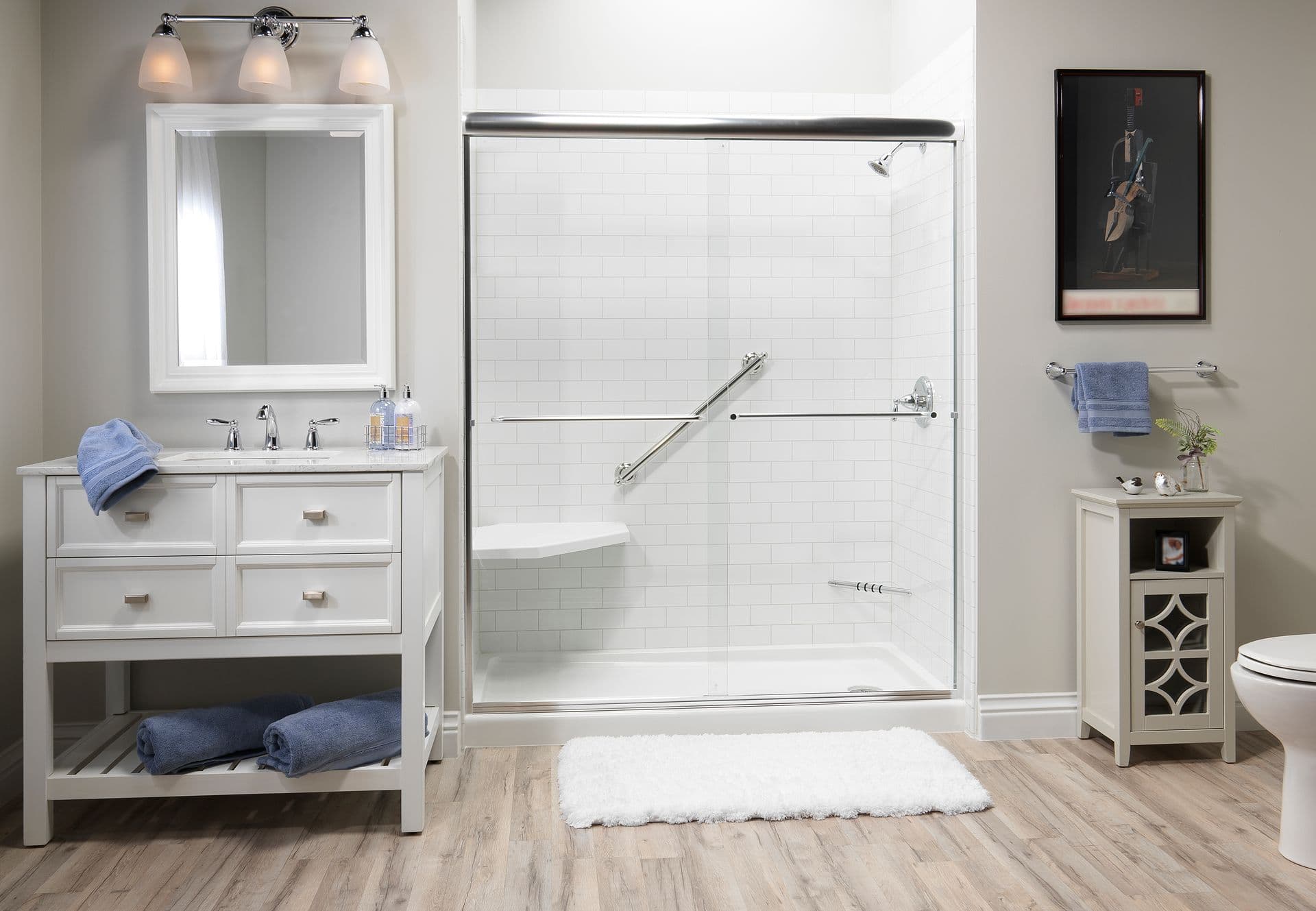 BCI White Shower