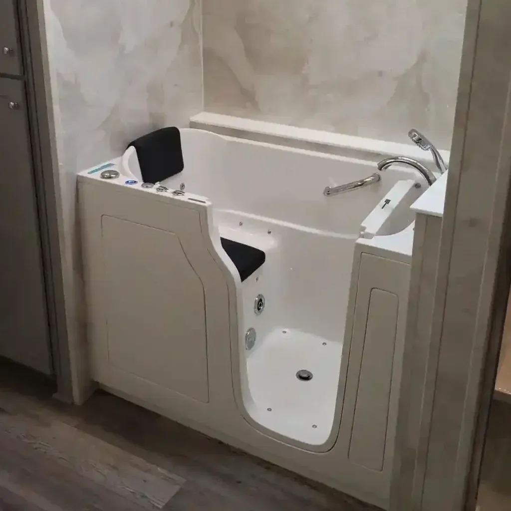 Silver-White-Walk-In-Tub