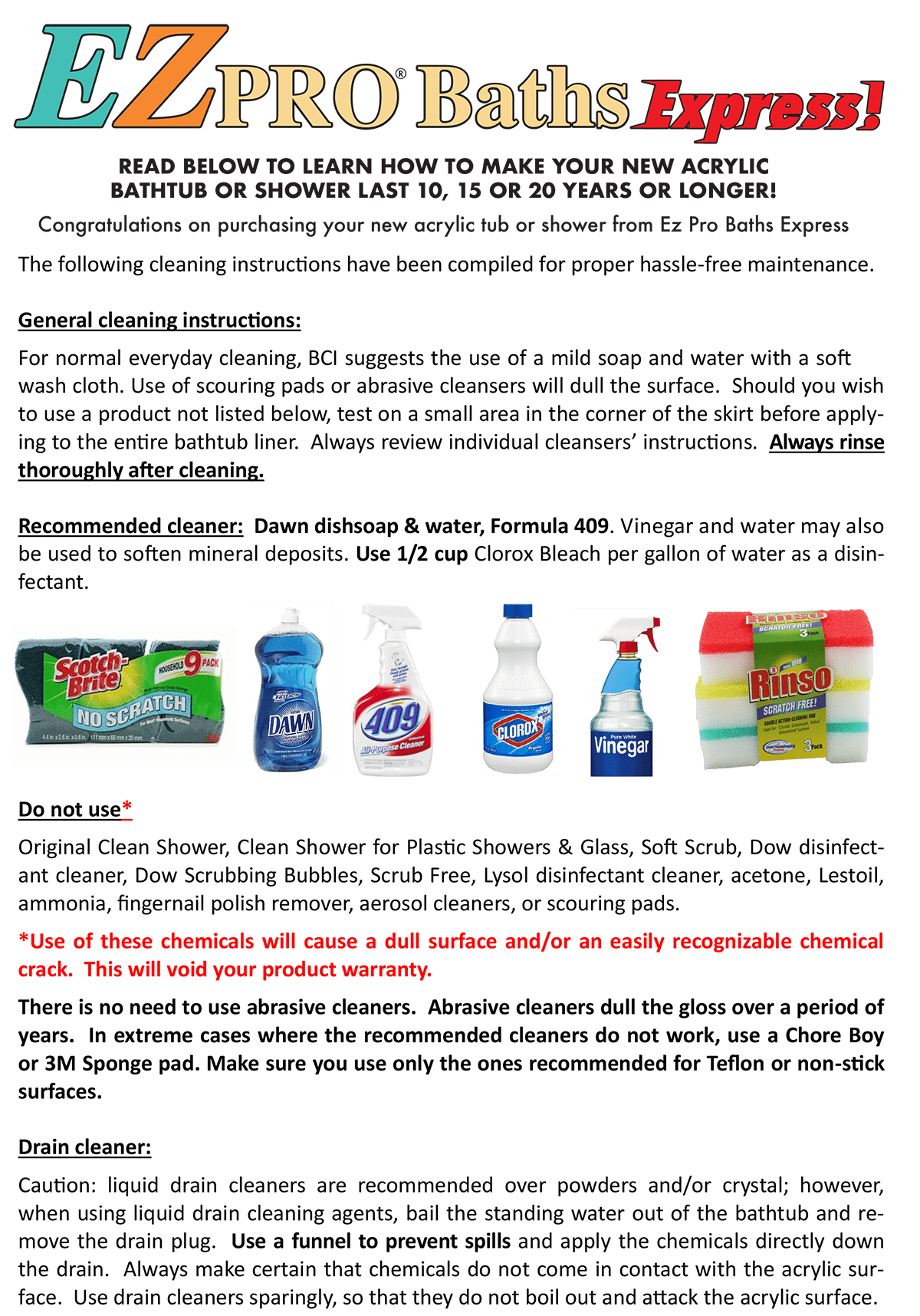 cleaning guide infographic
