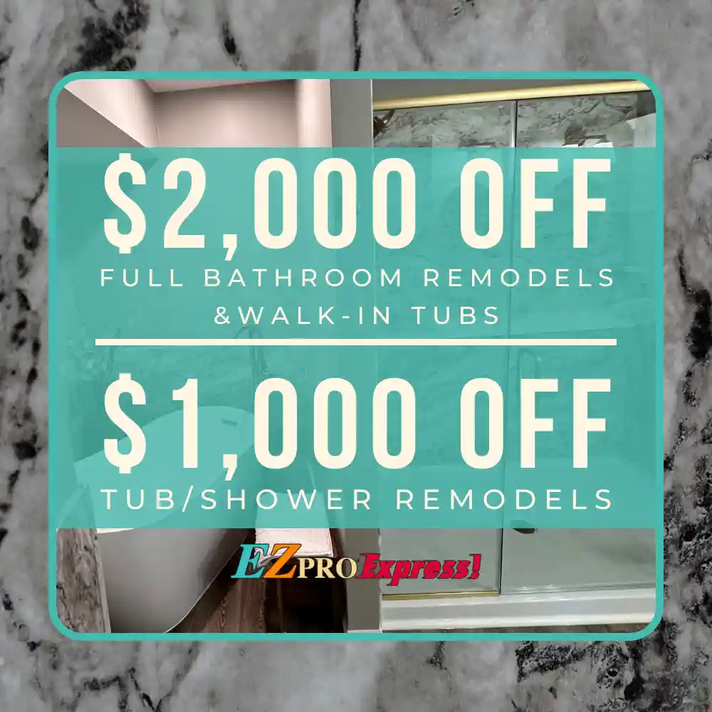 May 2025 bathroom remodeling special