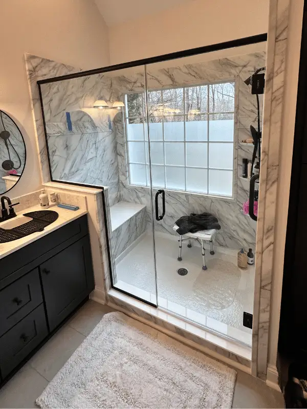 Handicap bathroom remodeling